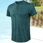 Men's Vintage Button T-Shirt