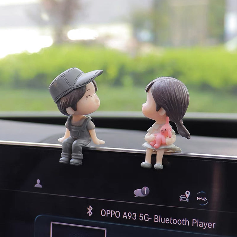 Cute Couple Car Ornament