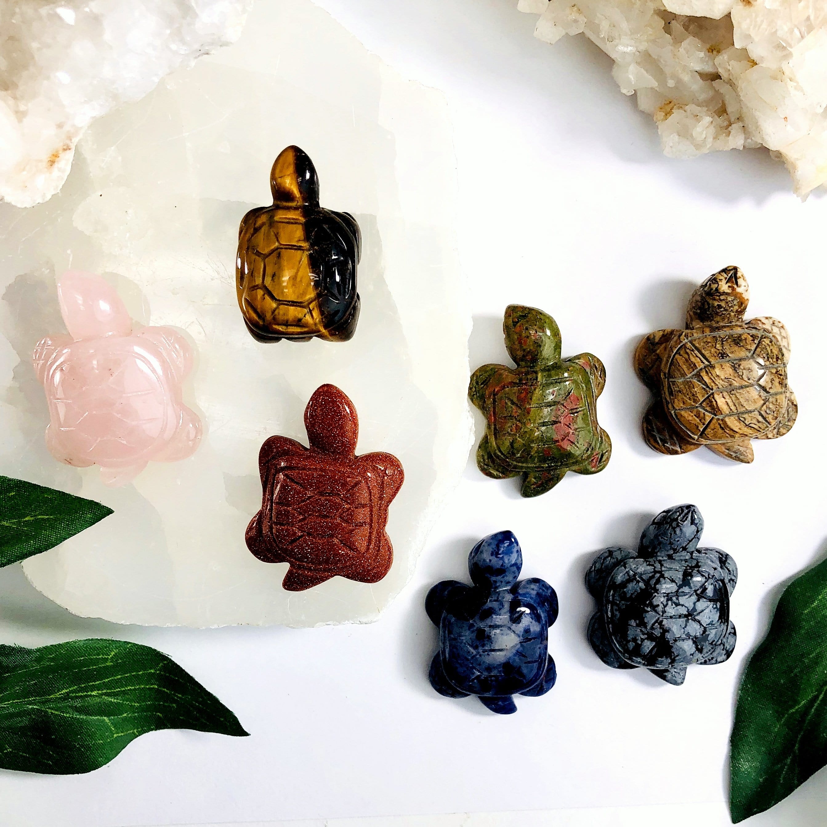 Turtle Gemstone Cabochons - Large (RK33B30)