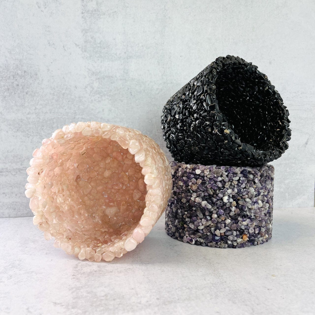 Tumbled Stone Pot/Holder(TUM-POT4)