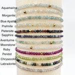 Gemstone Bracelets - 2mm-2.5mm - Faceted Cube High Quality