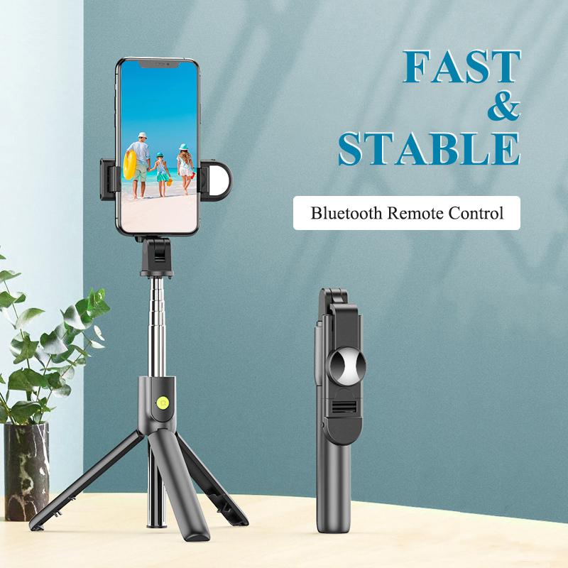 Bluetooth Remote Selfie Stick Tripod