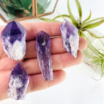 Elestial Amethyst Point/Cluster - Natural formation - By Weight (RK25B41)