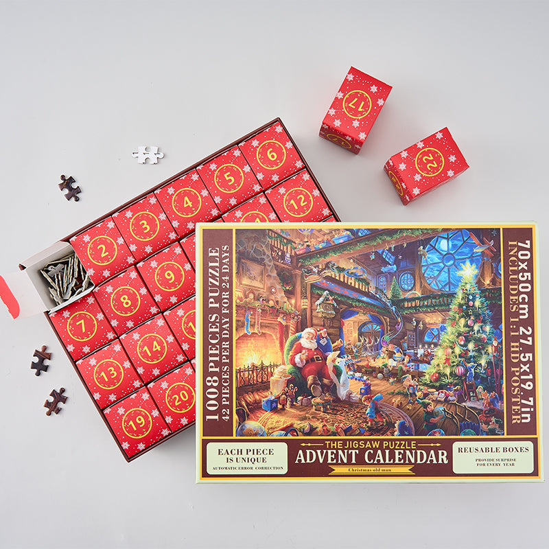 Advent Calendar Christmas Jigsaw Puzzles