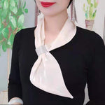 All-Match Solid Silk Scarf