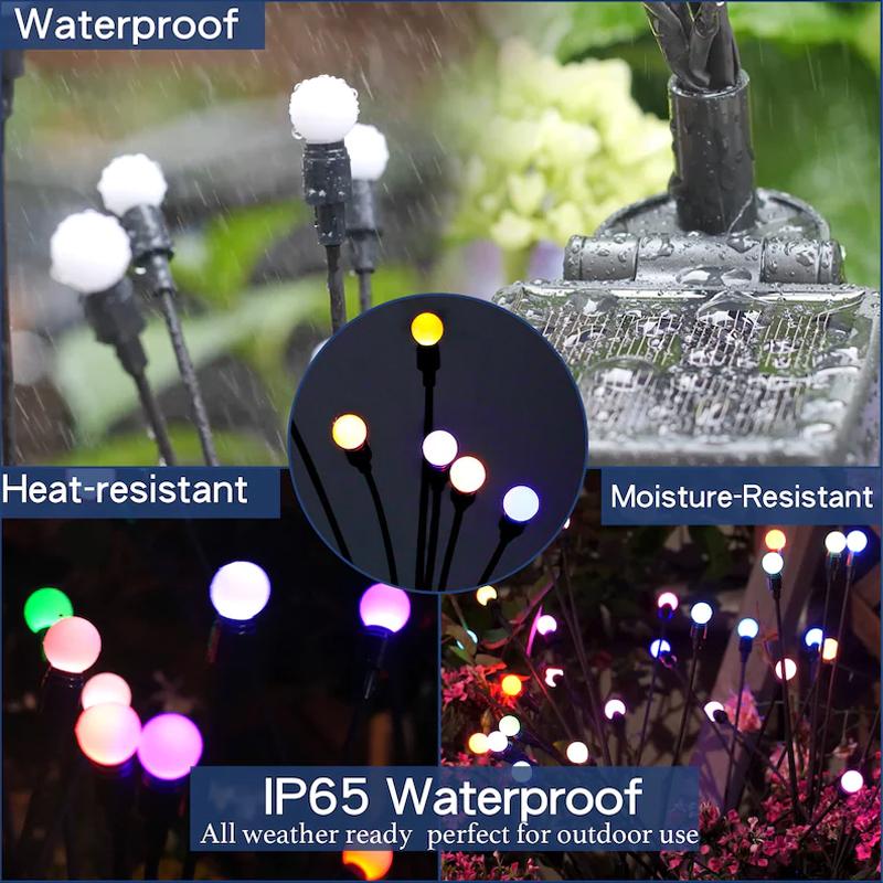 Solar Garden LED Firefly Plug-in Light