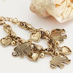 Handmade-Vintage Elephant Anklet Bracelet