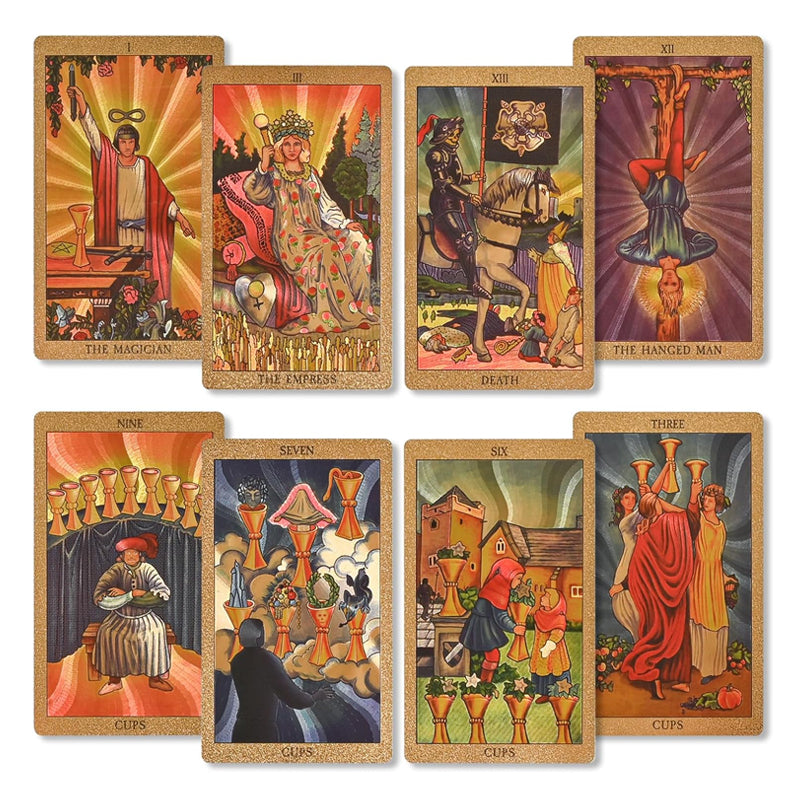 Explore the Mystical World of Tarot Gold Foil Tarot