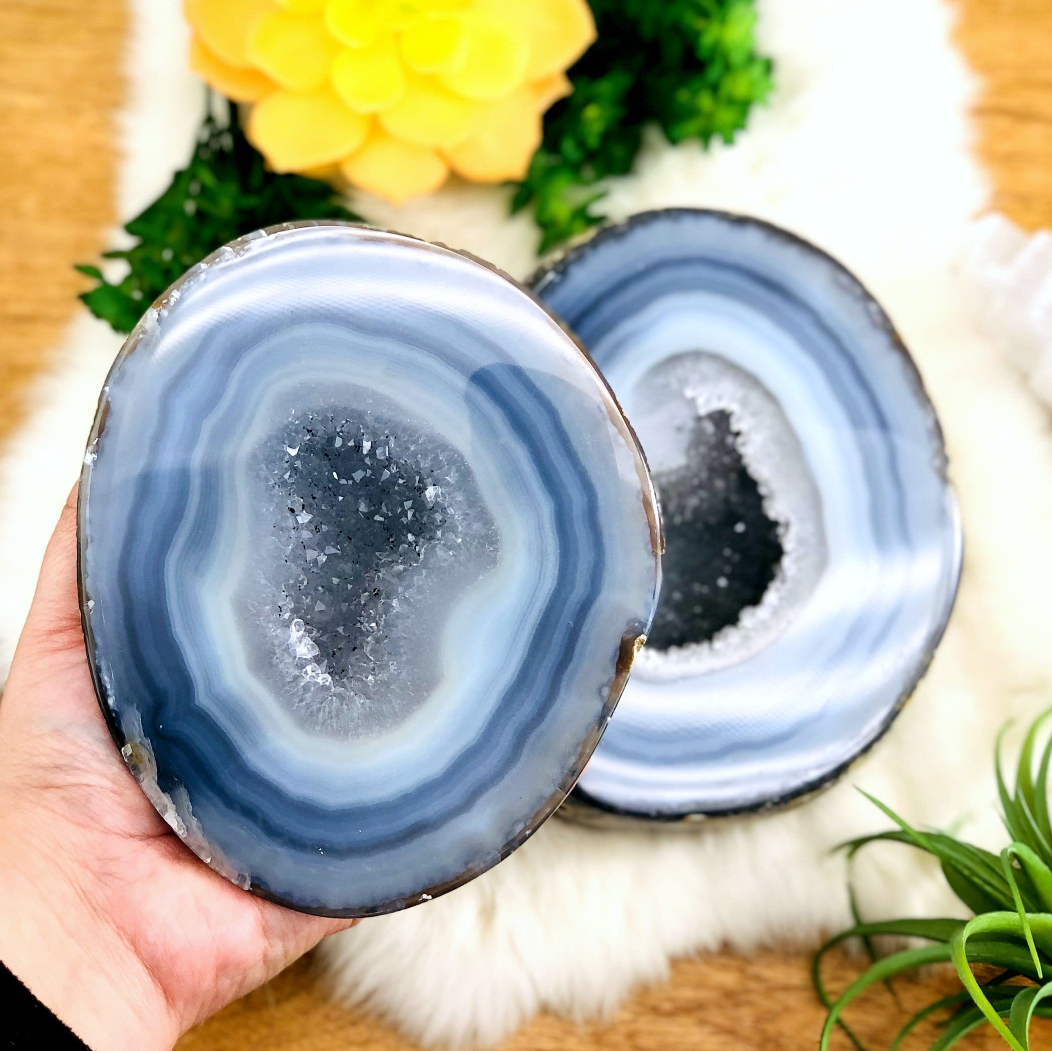 Agate Geode Box - Large Polished (DOOAK-S33-28)