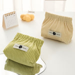 Corduroy Elastic Hair Tie Organizer