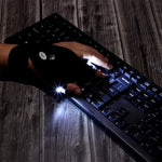 LED Gloves with Waterproof Lights