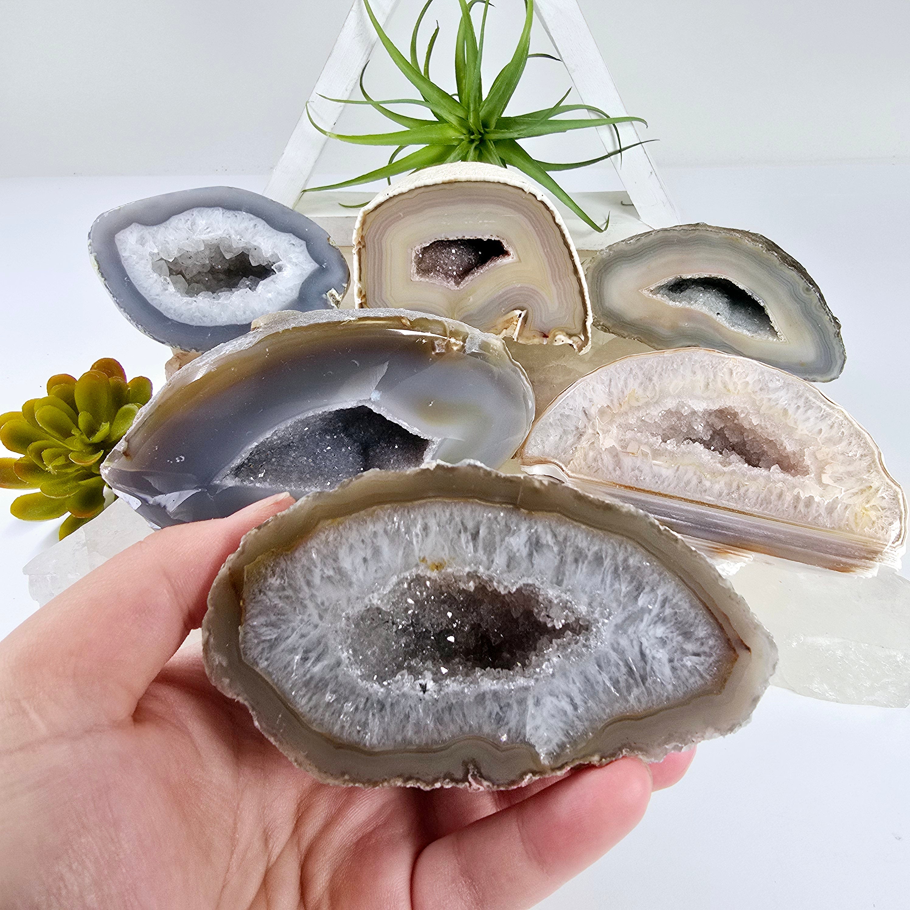 Agate Geode Half - Large Natural Crystal Geode - You Choose #2