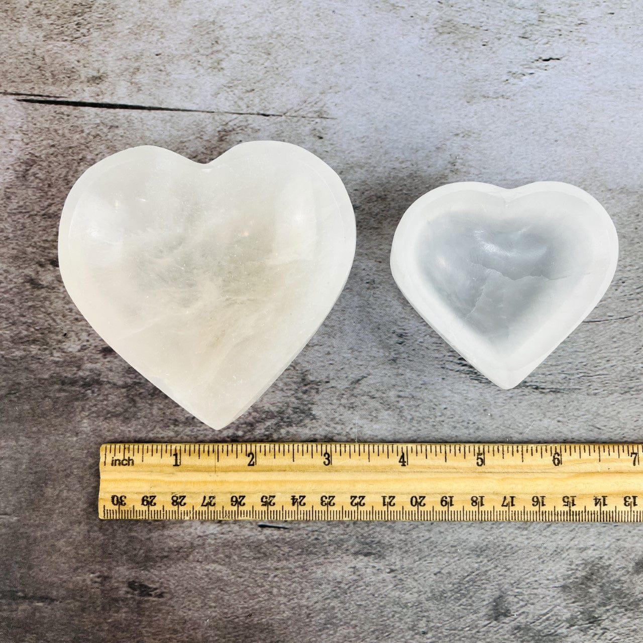 Selenite Heart Bowl - Charging Station