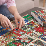 Christmas Advent Calendar Jigsaw Puzzle 1000pcs