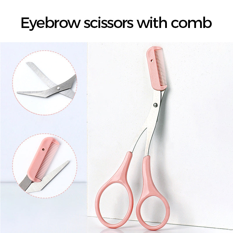 Eyebrow Trimmer Set🌙Eyebrow Scissors With Comb✂️