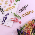 Music Multicoloured Metal Paper Clips