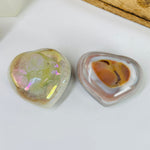 Angel Aura Agate Crystal Heart YOU CHOOSE-Mother's Day