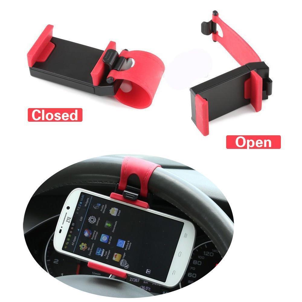 Car Steering Universal Mount Phone Holder Stand