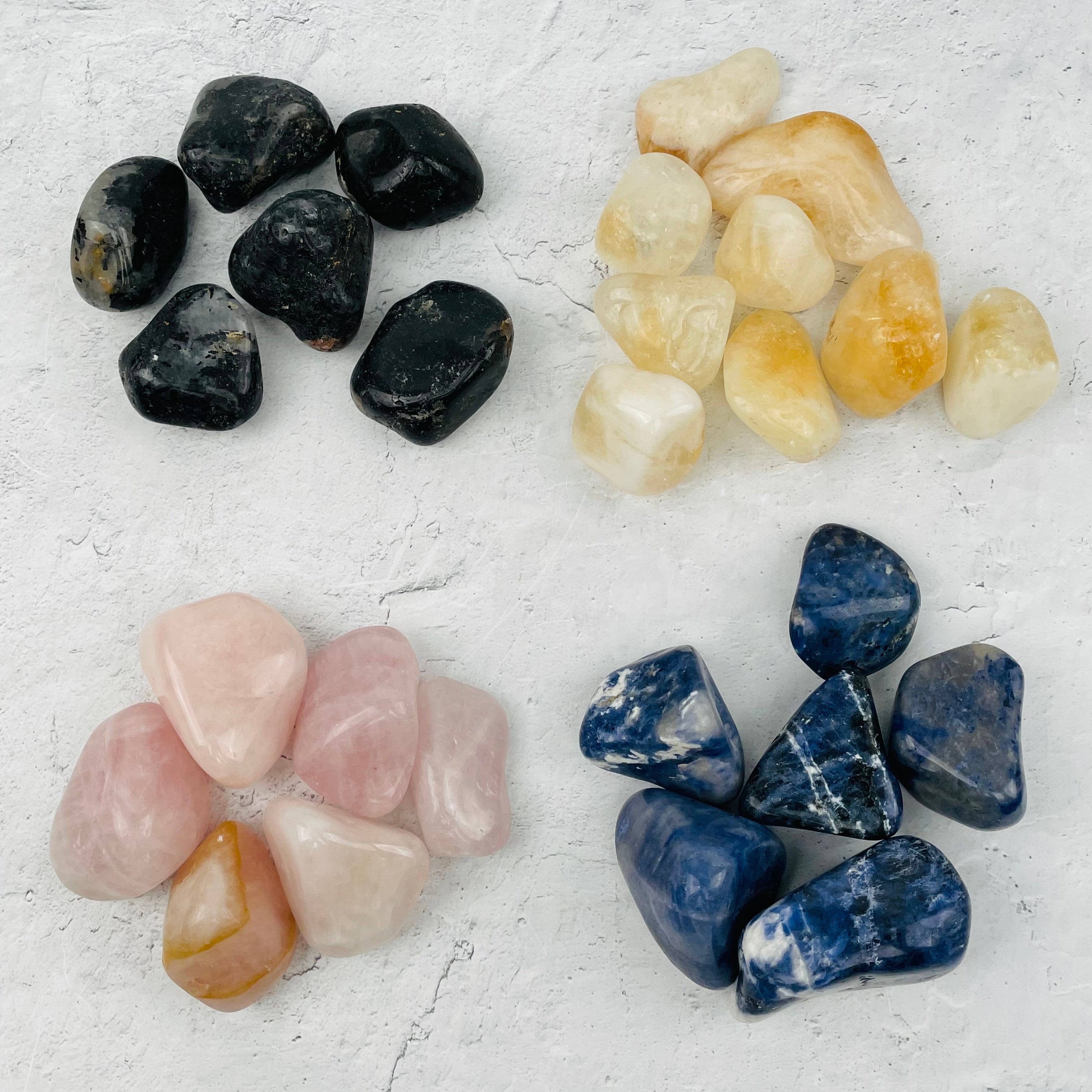 Tumbled Crystal Stones by Weight - 1/2 or 1 lb Bag