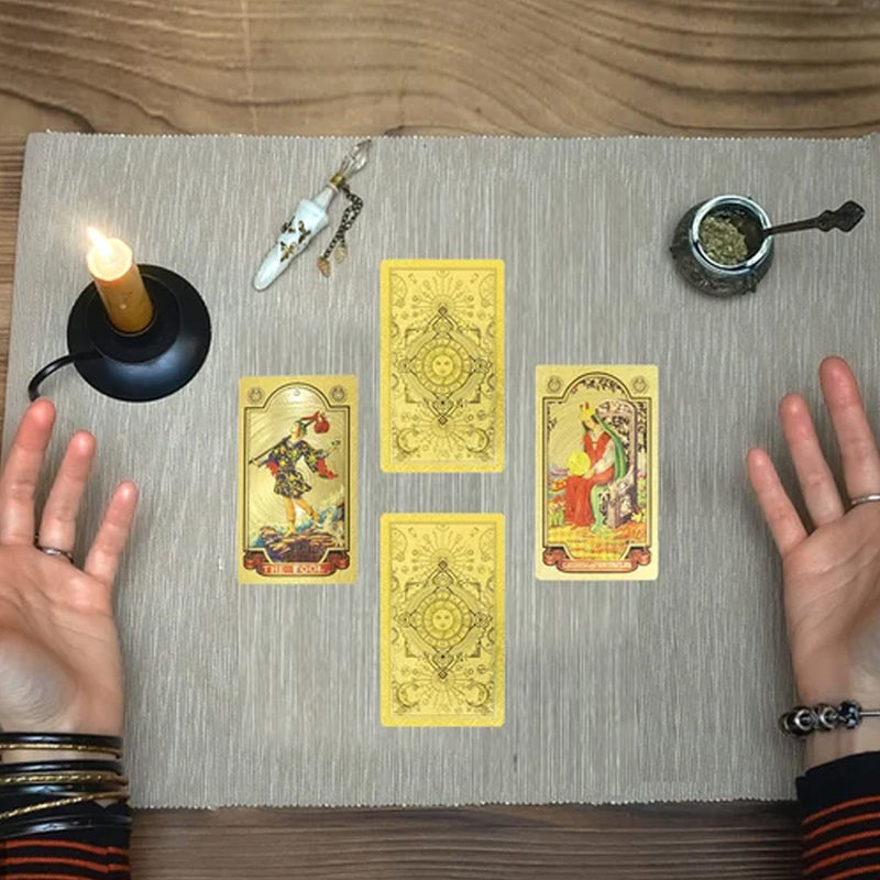 Explore the Mystical World of Tarot Gold Foil Tarot