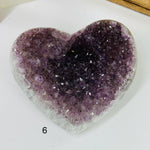 Amethyst Crystal Heart YOU CHOOSE Mother's Day Gift