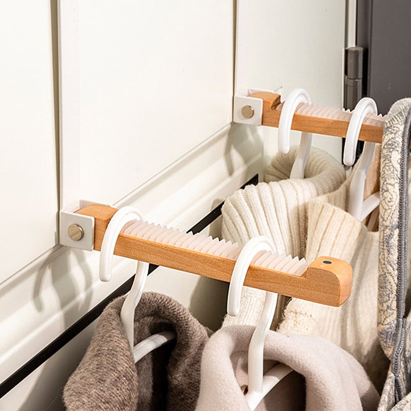 Foldable Wood Over The Door Hooks