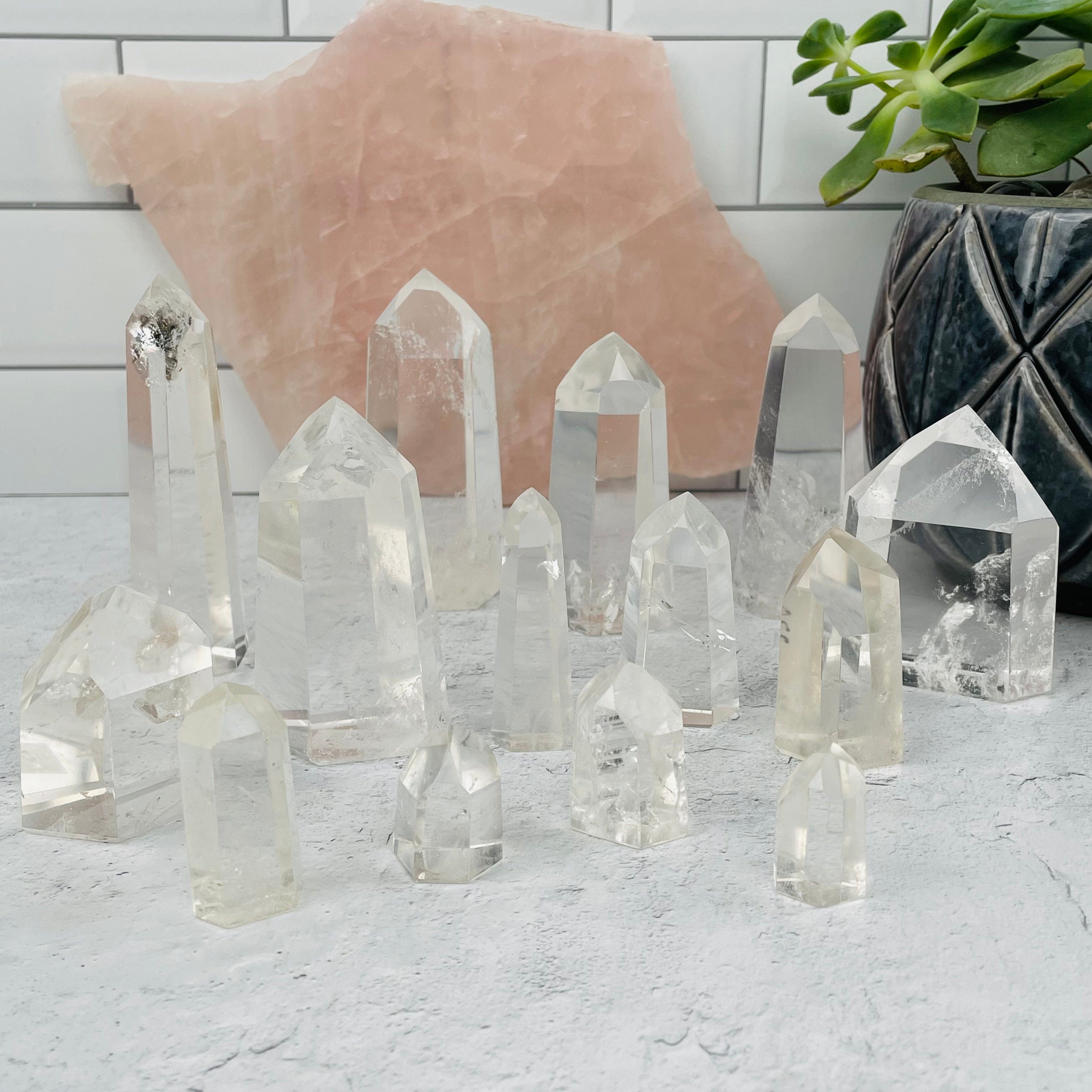 Crystal Quartz Points - BY Weight