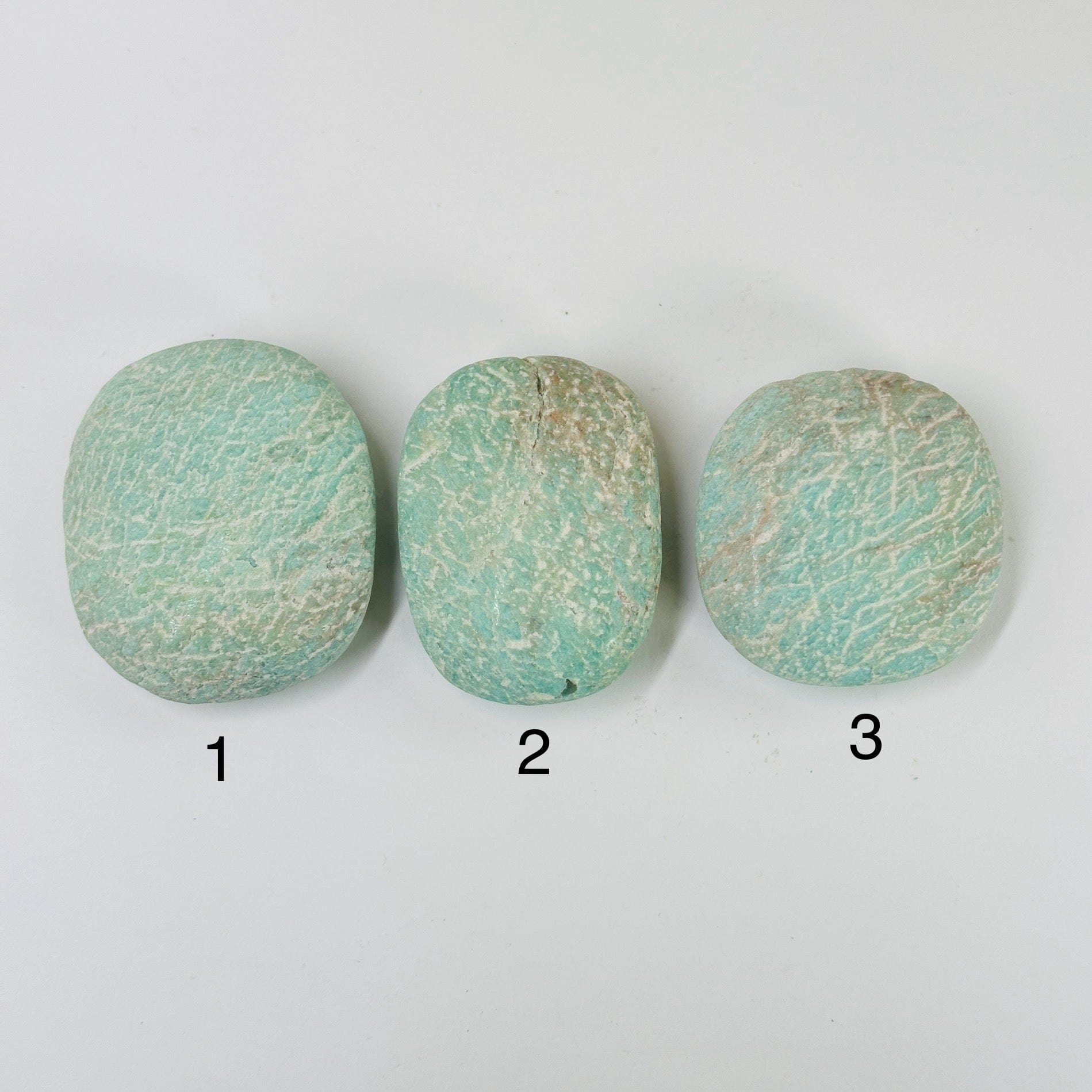 Amazonite Crystal Palm Stone YOU CHOOSE