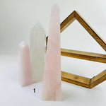 Large Rose Quartz Polished Crystal Obelisk YOU CHOOSE