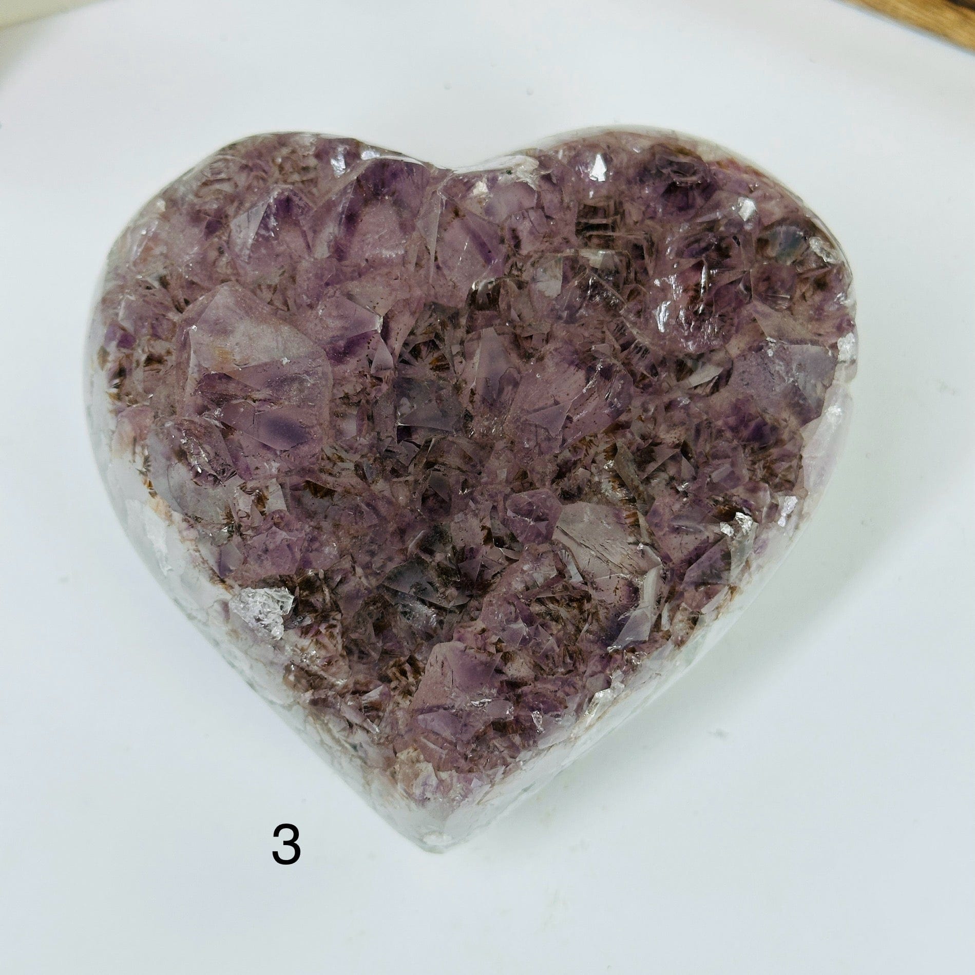 Amethyst Crystal Heart YOU CHOOSE Mother's Day Gift