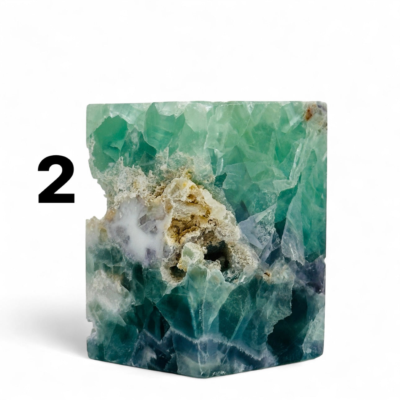 Fluorite Crystal Candle Holder - You Choose