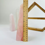 Large Rose Quartz Polished Crystal Tower Obelisk AS IS YOU CHOOSE