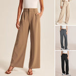 High Waist Tailored Wide Leg Pants