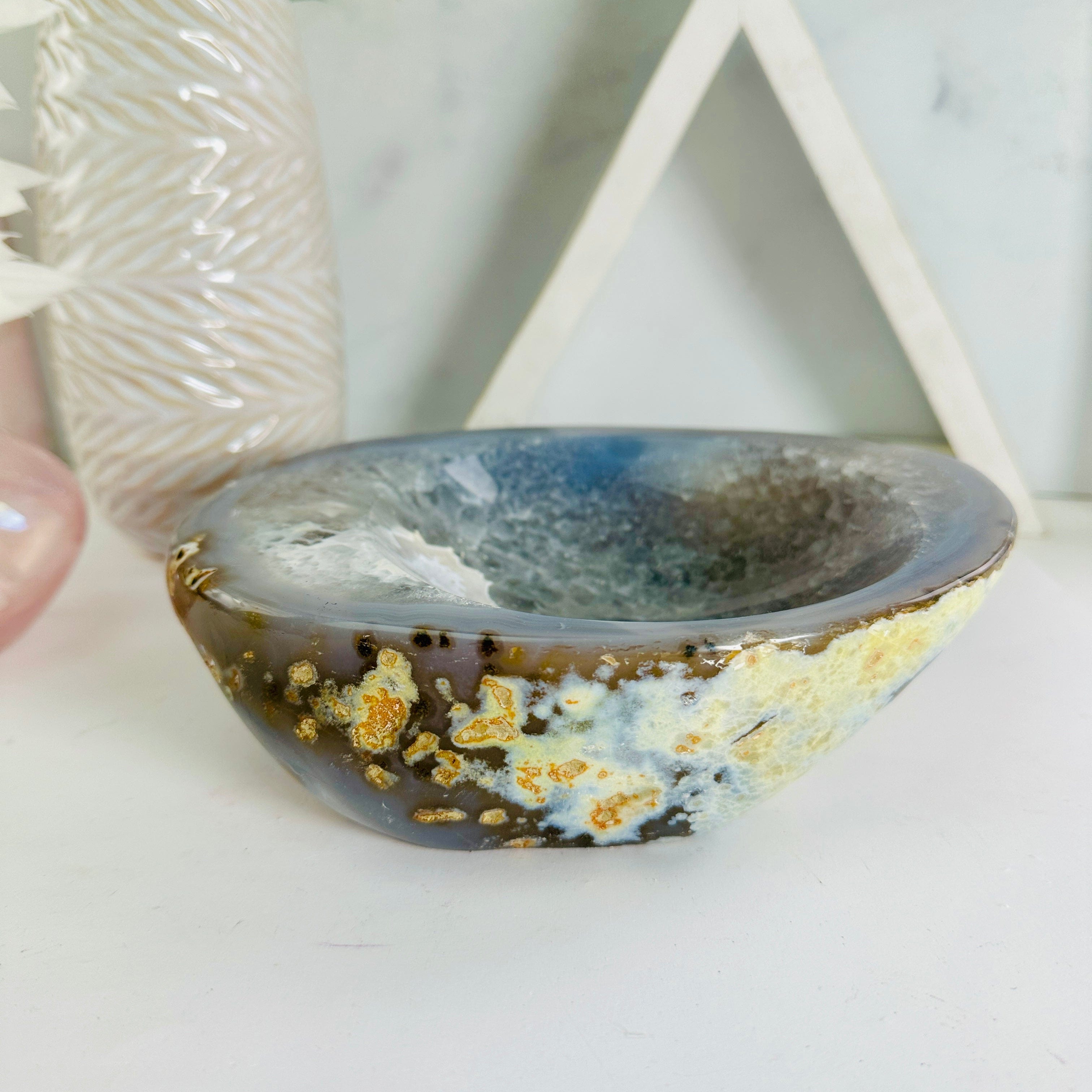 Agate Crystal Bowl YOU CHOOSE