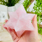 Rose Quartz Crystal Merkaba