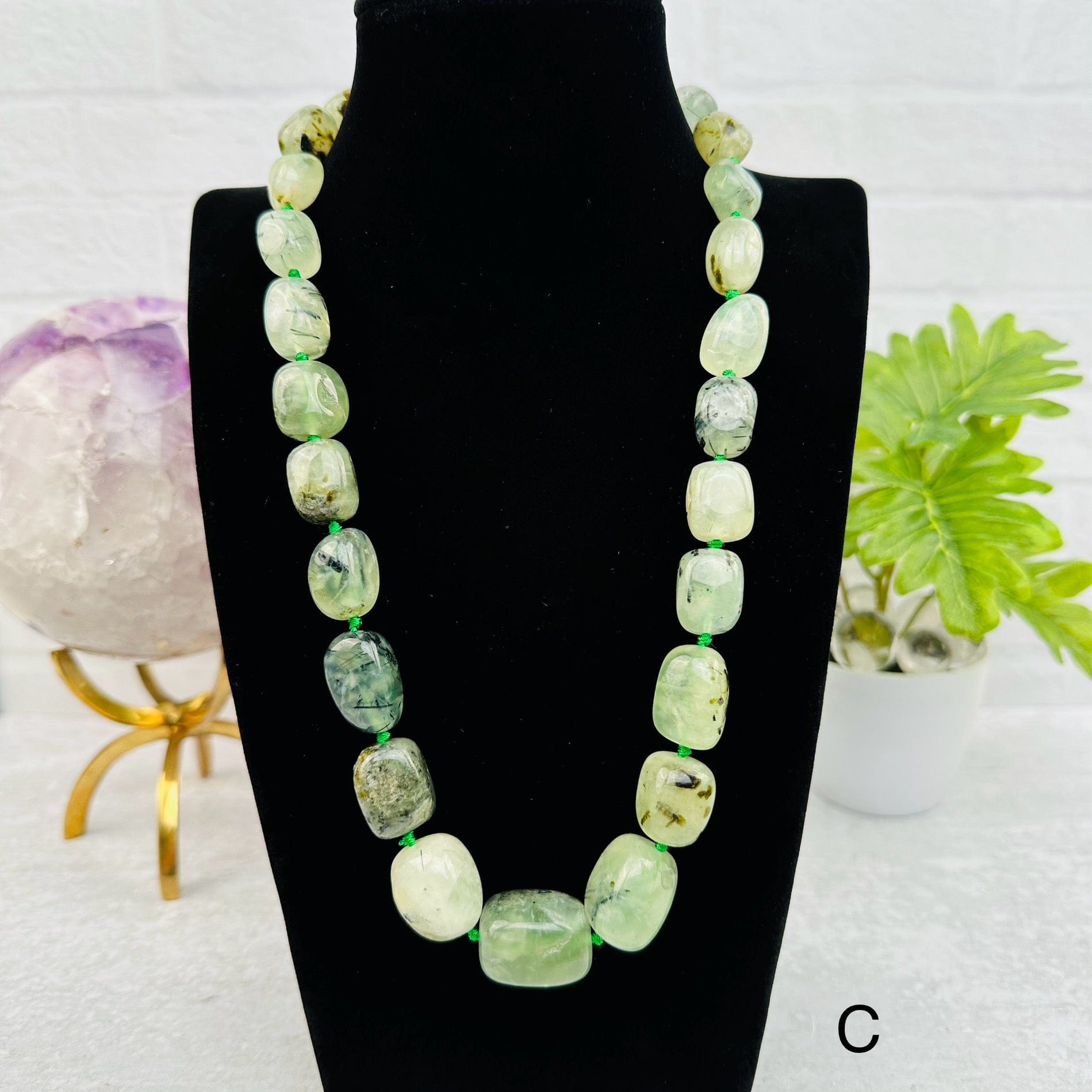 Tumbled Stone Crystal Necklace - You Choose -