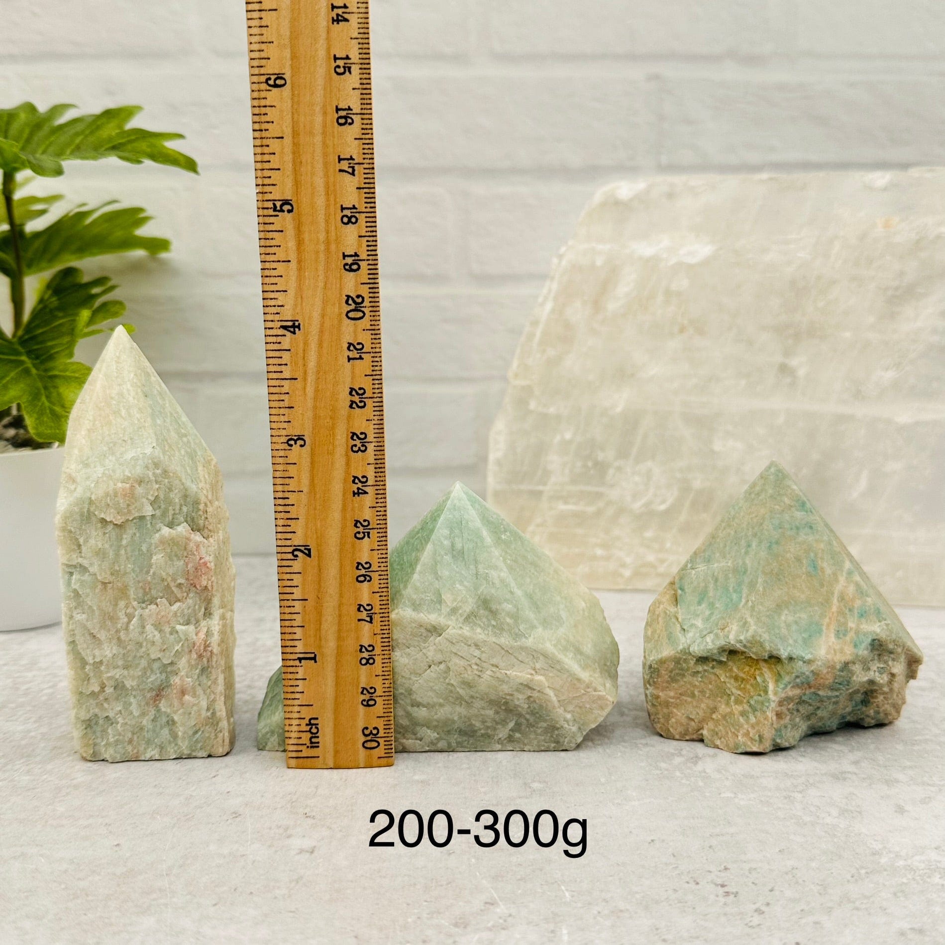 Amazonite Semi Polished Point - By Weight