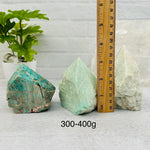 Amazonite Semi Polished Point - By Weight