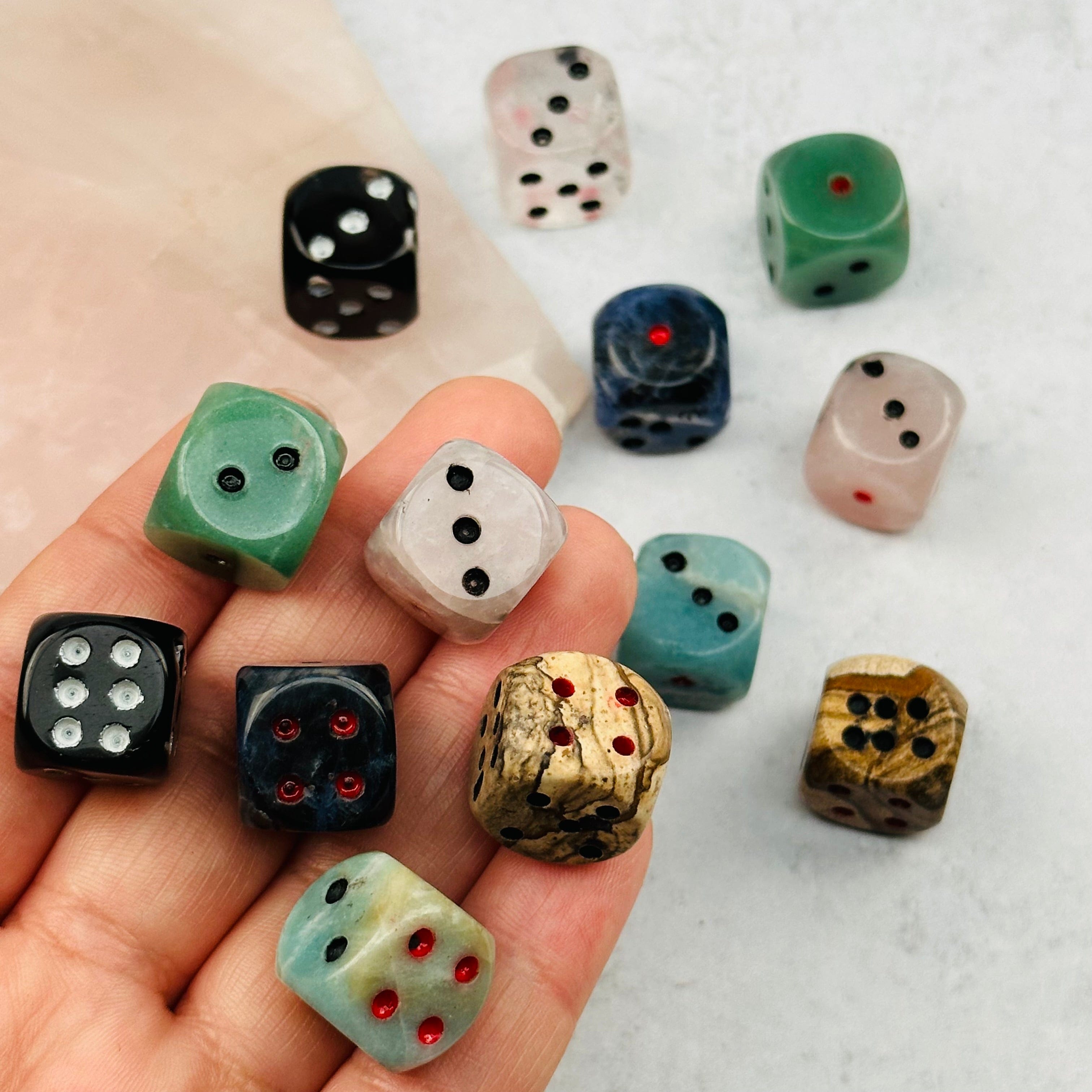 Gemstone Dice - You Choose Stone