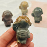 Polychrome Jasper Carved Astronaut