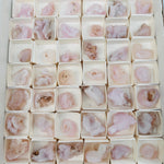 Chalcedony Rosettes - Pink Chalcedony Crystals