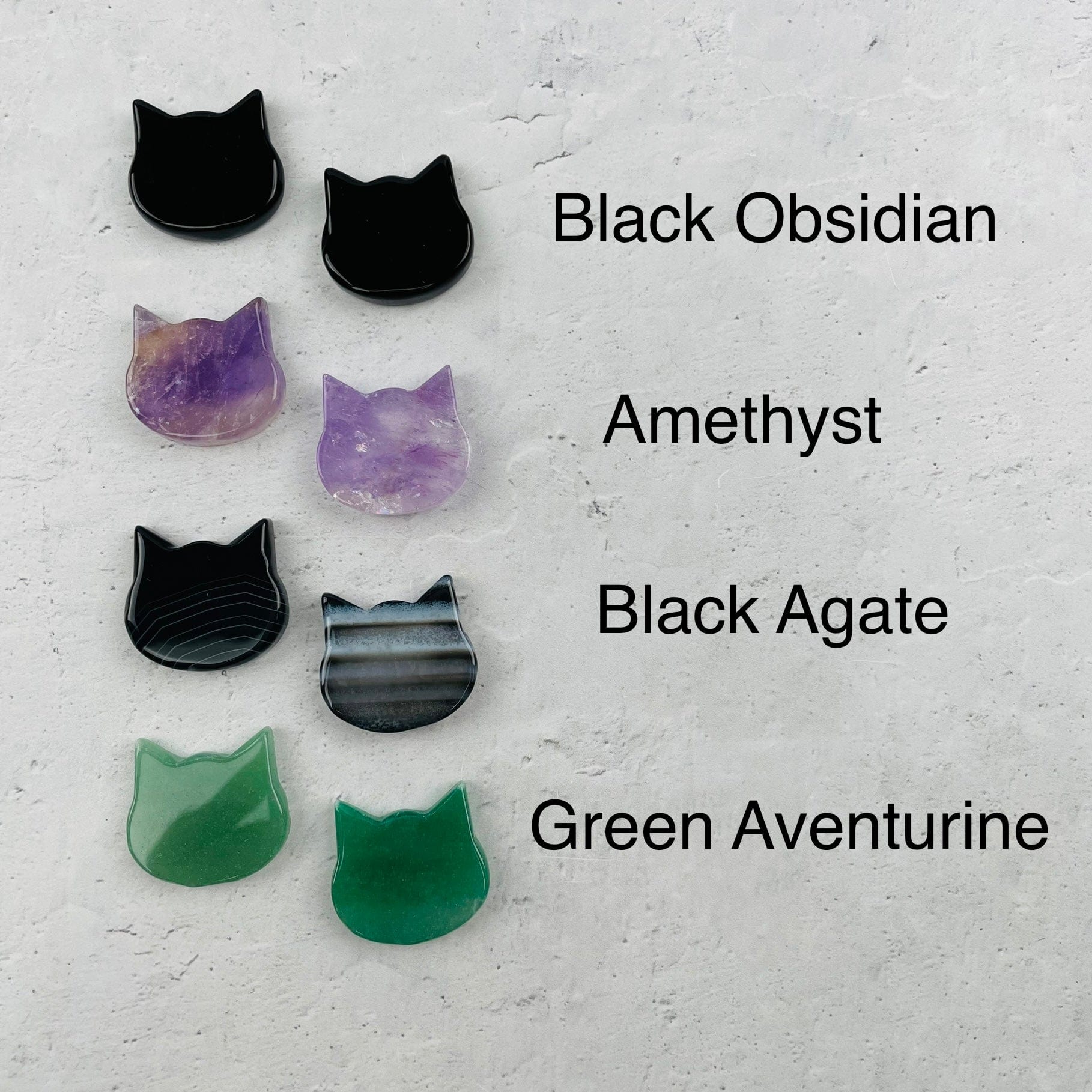 Crystal Cat Stone Kitty