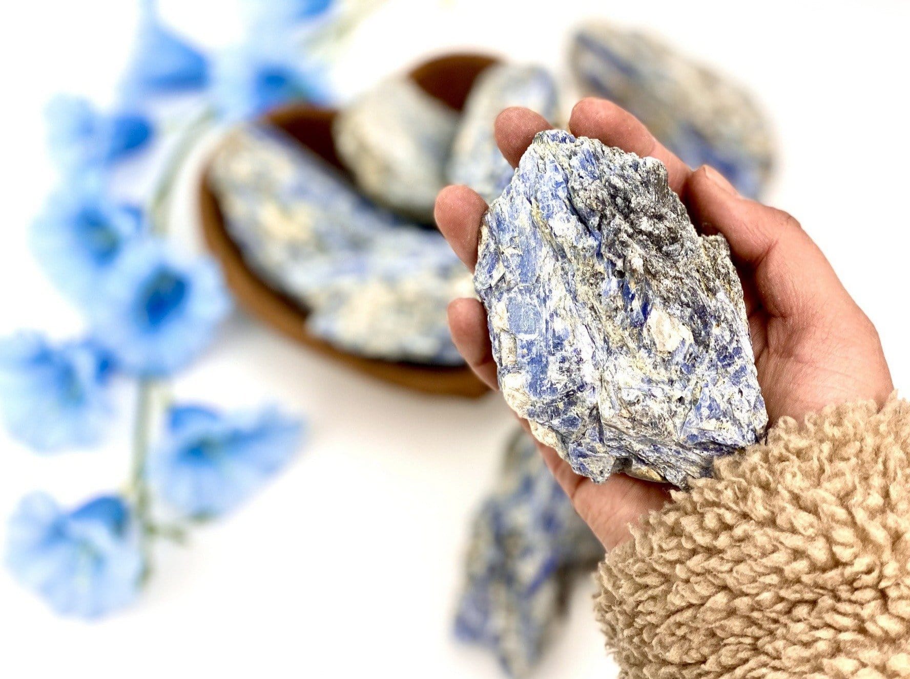 Blue Kyanite Chunk - Rough Natural Stone - By Weight