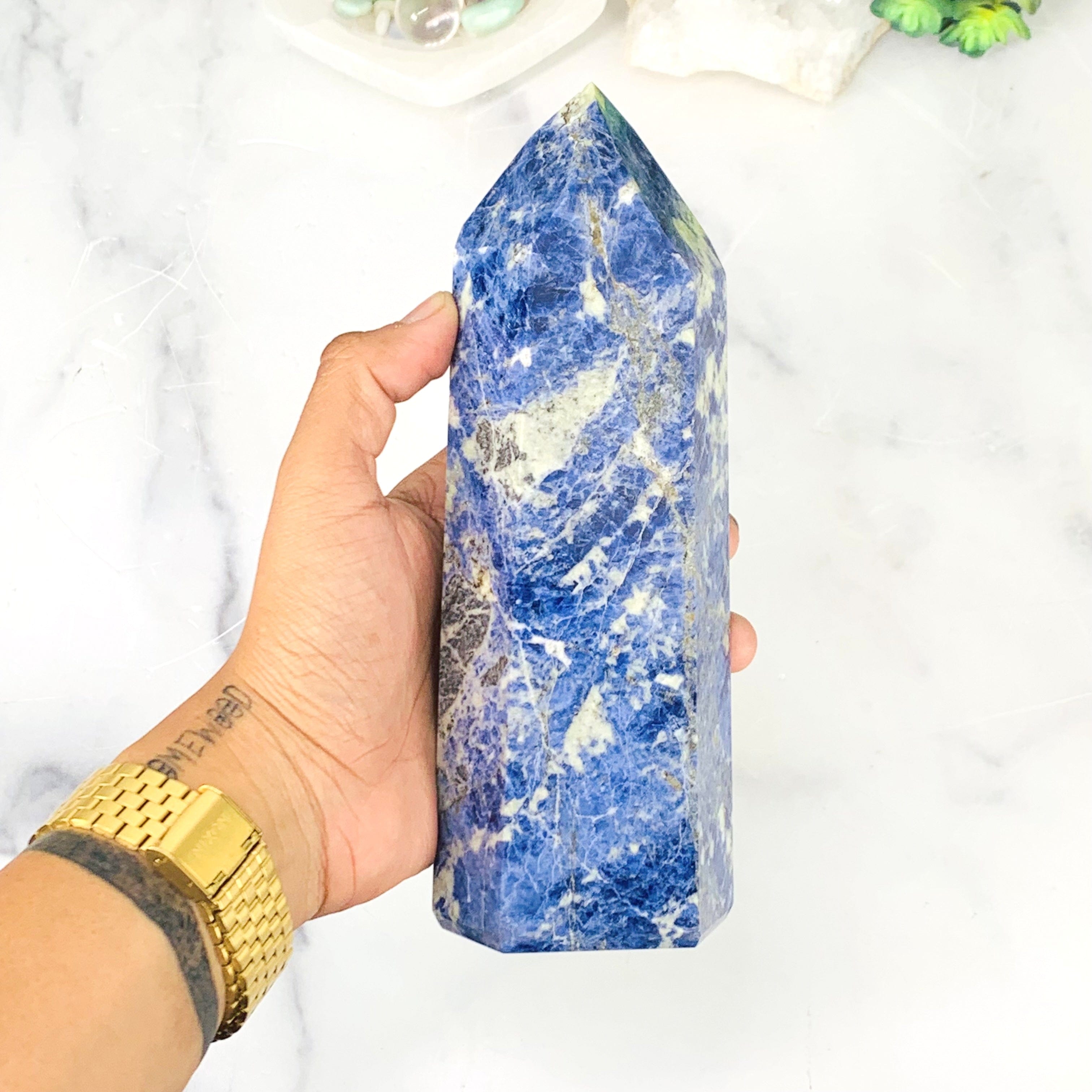 Sodalite Polished Tower Point