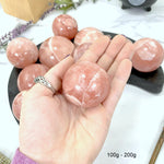 Rose Calcite Spheres - By Weight (SPHE-S3)