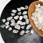 1 lb Crystal Quartz Small Tumbled Gemstones - Polished Stones - Jewelry supplies - Arts and Crafts