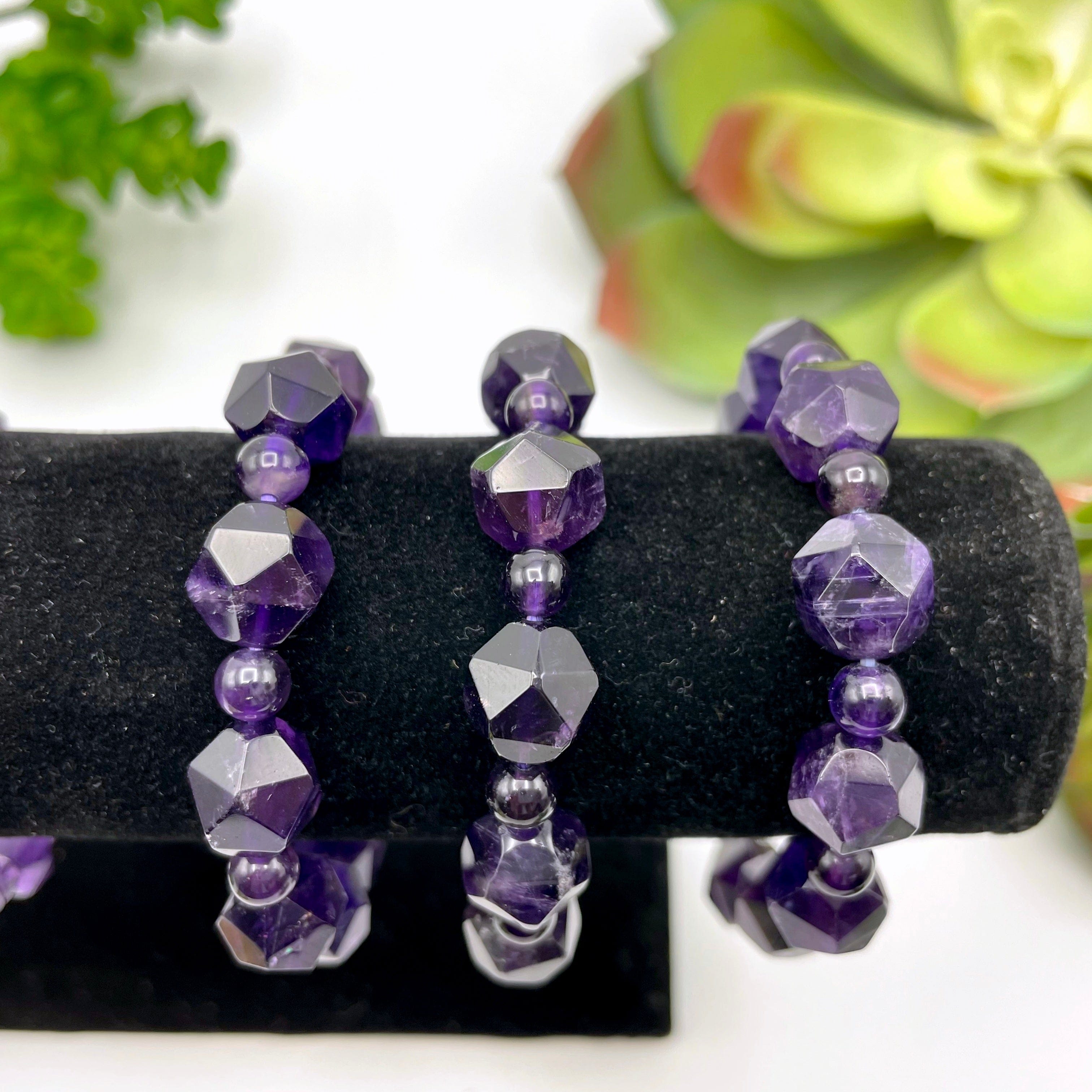 Amethyst Bead Bracelets