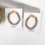 Aries Zodiac Gemstone Crystal Stretch Bracelet