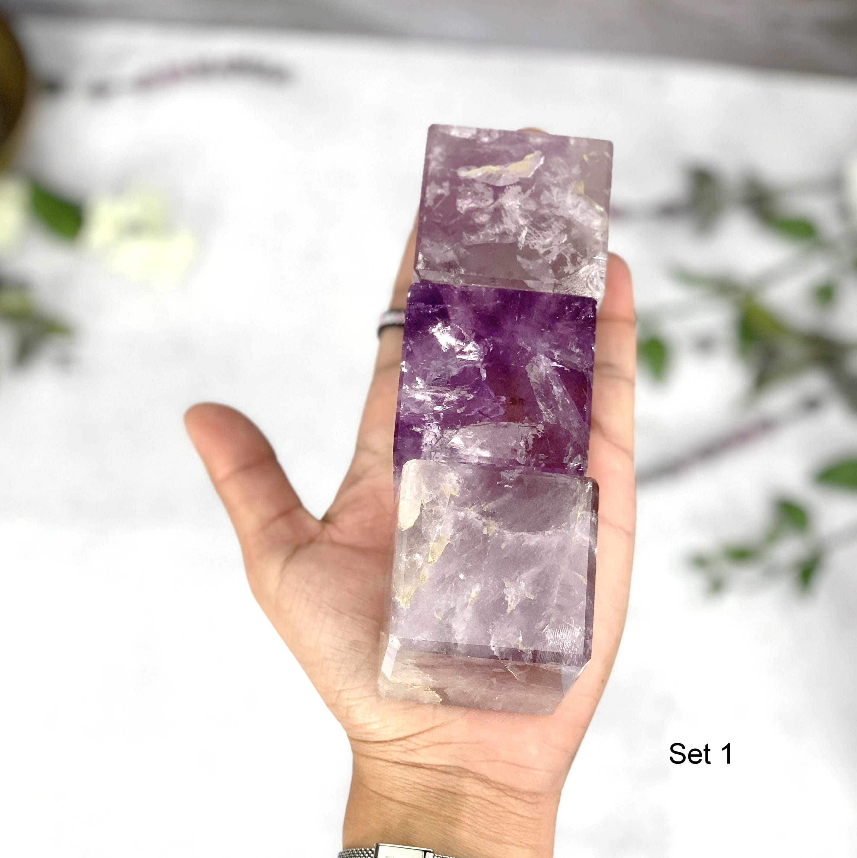 1 Set of Amethyst Cubes - You Choose