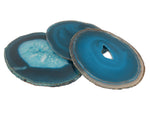 Teal Agate Slice - Agate Slices #6 - Beautiful Home Decor (AGBS)